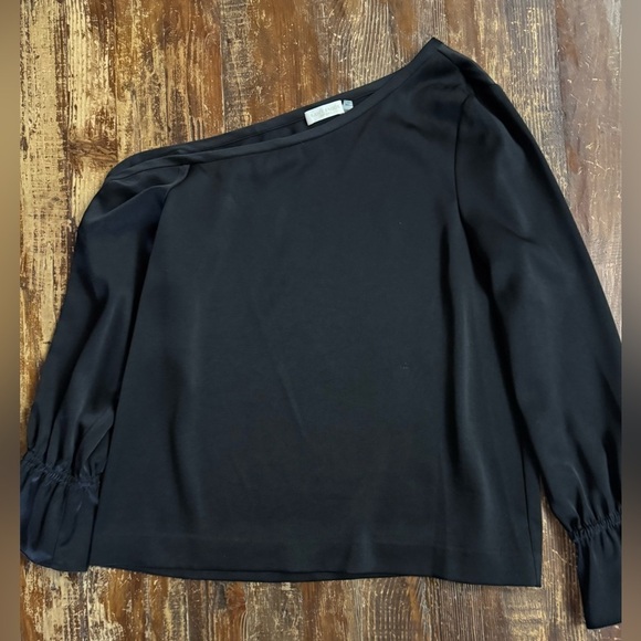 Ramy Brook Off the Shoulder Black Long Sleeve Blouse - Picture 1 of 5